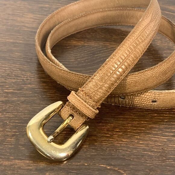 Vintage TJW by Mervyns Women's X035 Snakeskin Belt ML - Picture 2 of 7